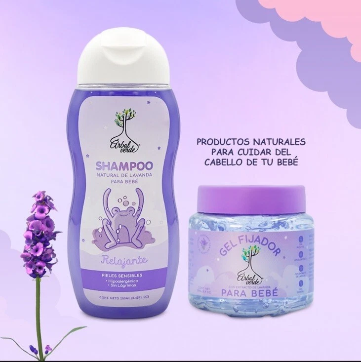 ARBOL VERDE SHAMPOO Y GEL PARA BEBE LAVANDA/LAVENDER BABY SHAMPOO & HAIR GEL
Opens in a new window o