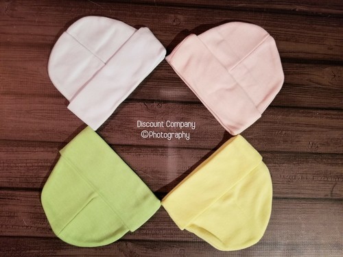 Baby Newborn Cap For Girl Cotton Knit Soft Super Cute, Bonetes de algodon