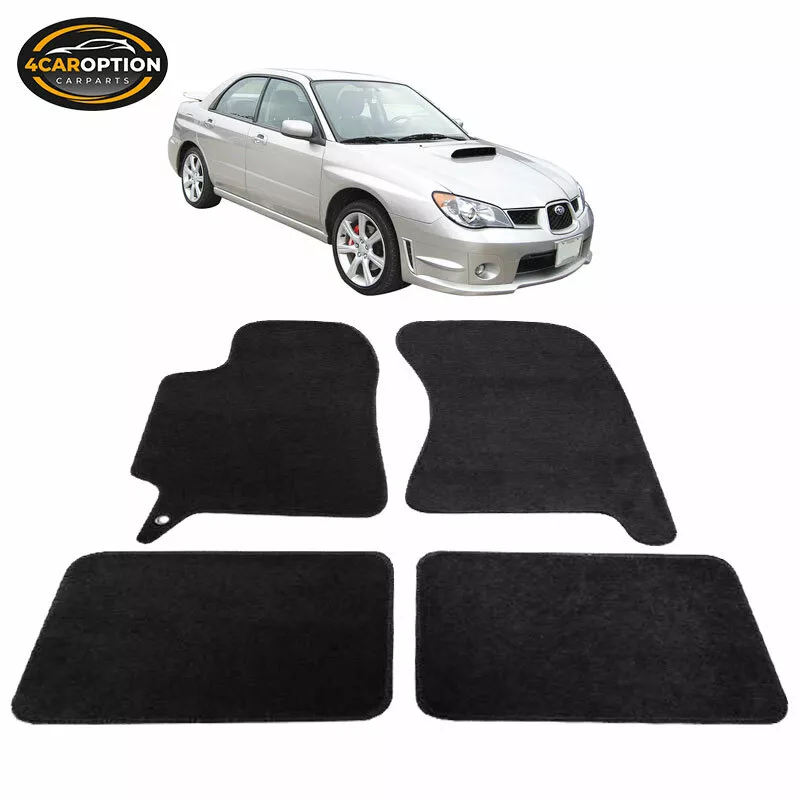 Fits 02 07 Subaru Impreza WRX Floor Mats Carpet Front Rear Nylon