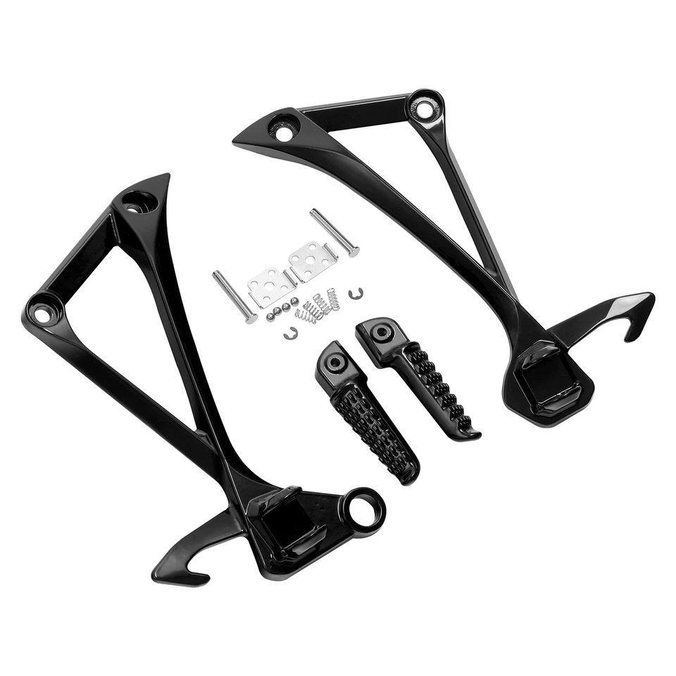 Juego de estriberas traseras de pasajero aptas para Kawasaki Ninja ZX10R 2011-2014 par Foto 3 de 4