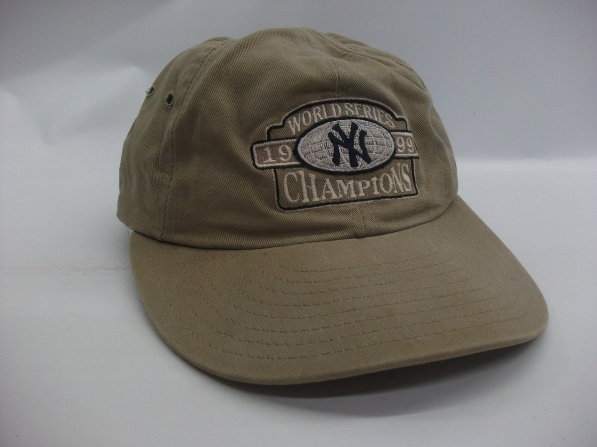 NY Yankees 99 World Series Hat New Era Beige Strapback MLB  NY Yankees 1999 World Series Champions Cap main image 0