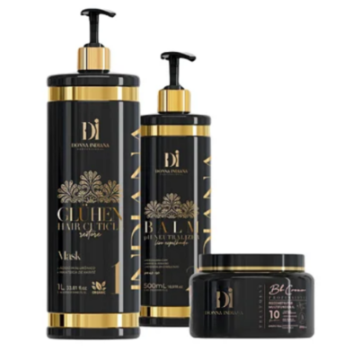 Donna Indiana Queen Care Hair Straightening Gloss Balm Mask 3
