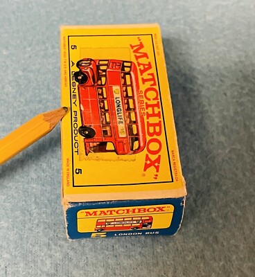 LESNEY ミニカー「【箱無】外車✕5台セット」 Lot - Lesney Matchbox #5 Bus with Box Grey Wheels
