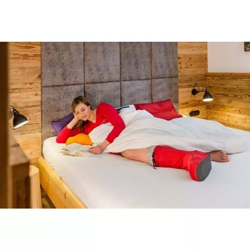 Nachtüberzug für Air Walker Stoff Schutzhülle rot Gummizug Orthesen Vacoped - Bild 3 von 5