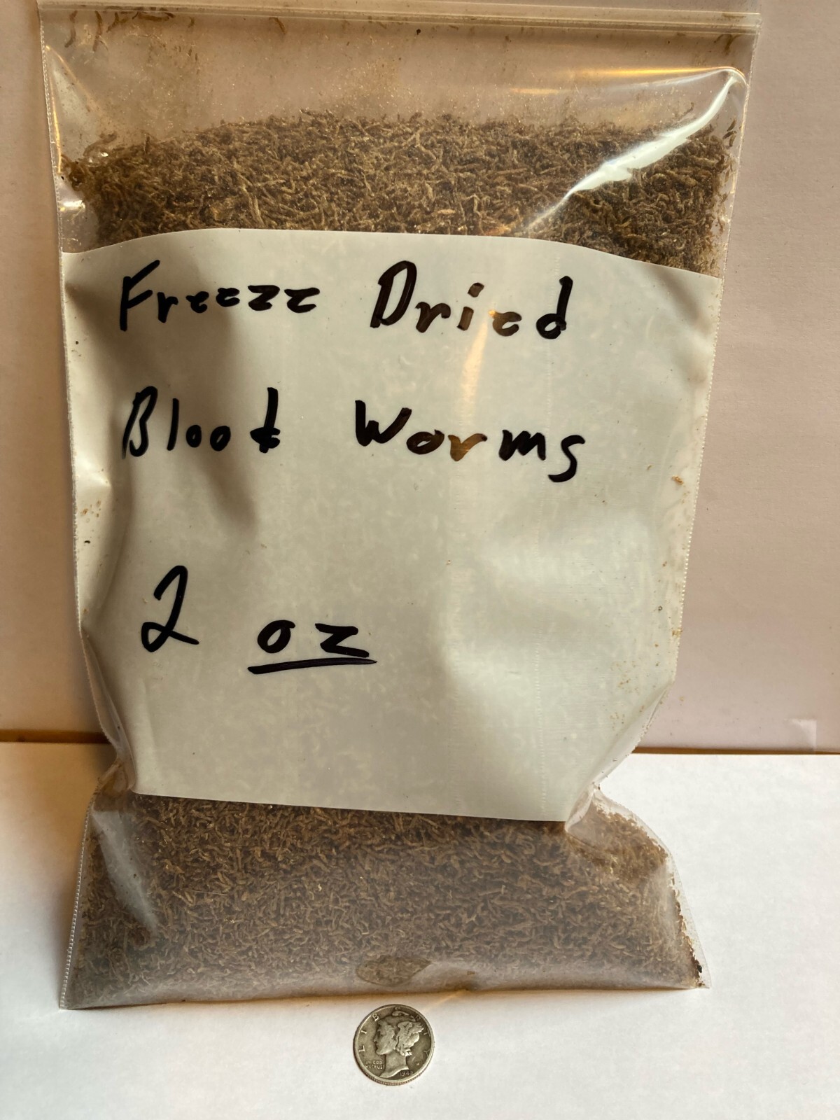 Freeze Dried Bloodworms Discus Cichlid Angel Betta Discus Goldfish Koi