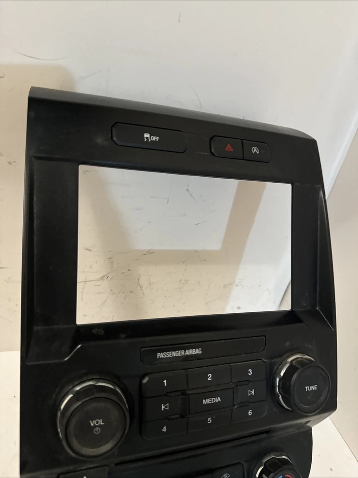 Ford F150 2017 radio aire acondicionado temperatura panel de control de clima OEM HL3T-18E243-CDC Foto 2 de 4