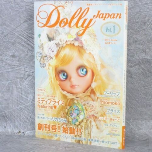 DOLLY JAPAN 1 w/Dress-up Paper Doll Magazine Pictorial Art Book 2014 Blythe HJ - Picture 1 of 12