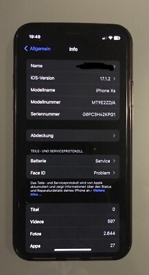Apple iPhone XS - 64GB - Schwarz