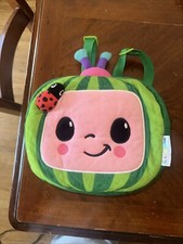 Cocomelon 10  Plush Back Pack Purse Daycare Bag