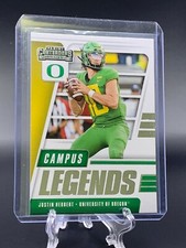 Justin Herbert 2021 Panini Contenders Draft Picks Campus Legends #9 Oregon