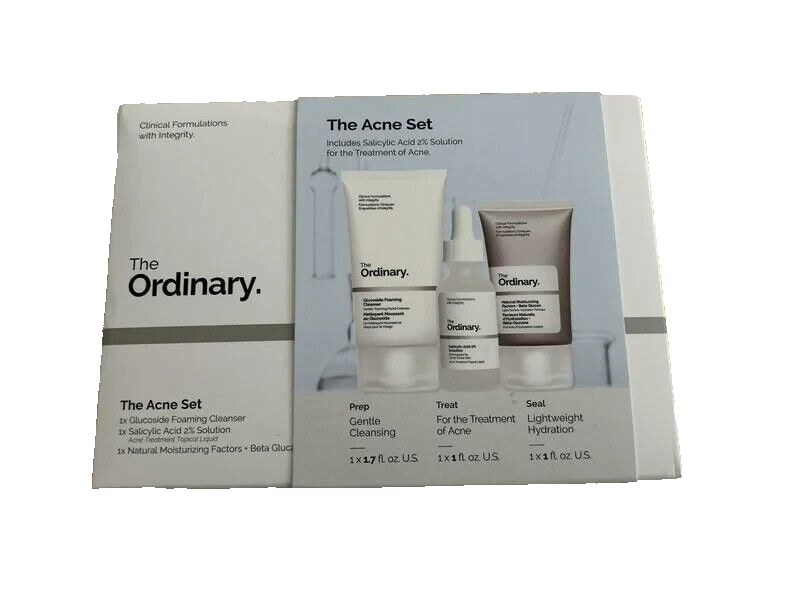 The Ordinary The Acne Set Salicylic Acid 2% Solution, Cleanser
