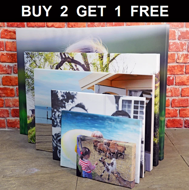 Personalised Photo on Canvas Print Framed A0 A1 A2 A3 A4 A5 Ready to Hang..✔️ - Image 1 of 4
