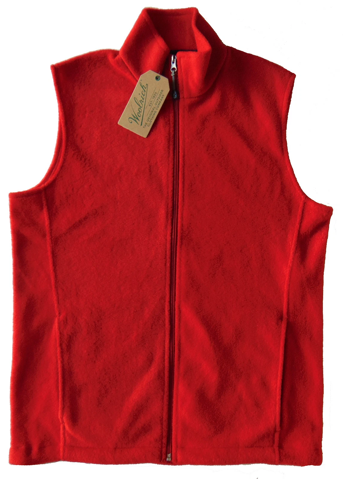 Men's WOOLRICH Red Andes Fleece Vest Medium M NWoT NEW Nice!