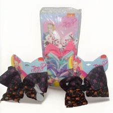 JoJo Siwa 14 Pcs Hair Bows with Unicorn Rainbow And Skulls For girls 4 6