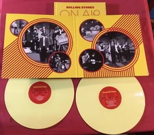 The Rolling Stones - "On Air" Gift Package Limited Edition Yellow Vinyl w/ Book