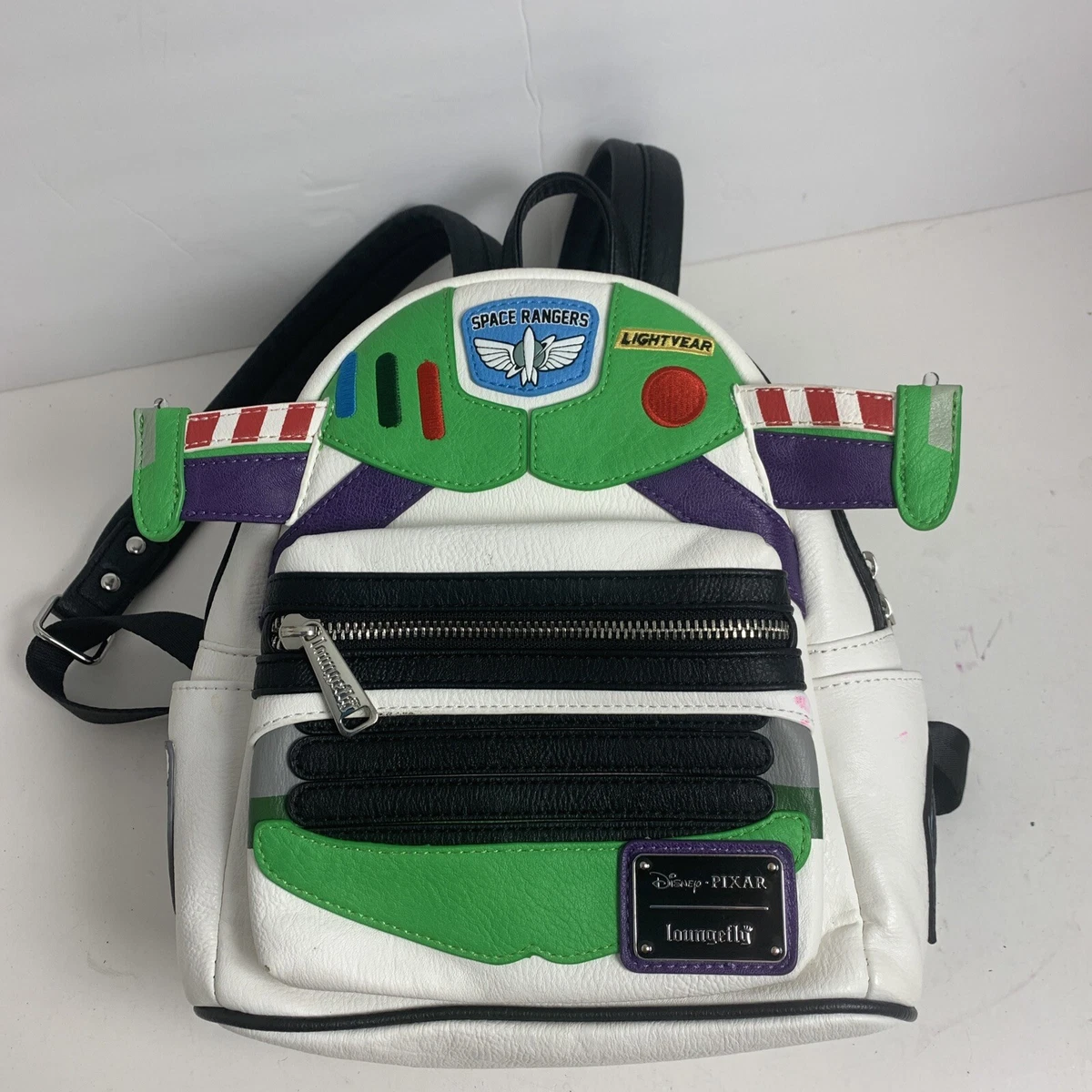RARE Loungefly Disney Buzz Lightyear LightUp Wings Mini Backpack
