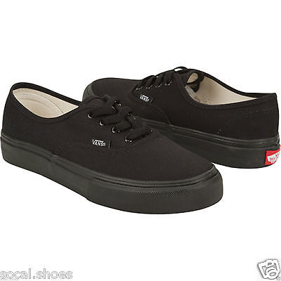 vans shoes all black