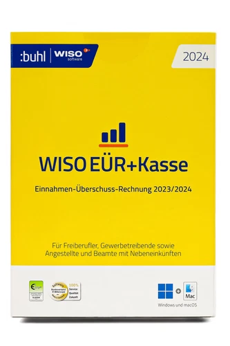 WISO EÜR+Kasse 2024 Einnahmen-Überschuss-Rechnung