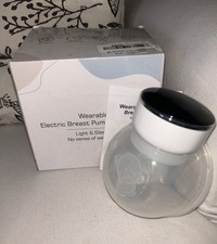 LCD Touch Display Wearable Electric Hands Free Breast Pump Milk Feeding 2pc NIB