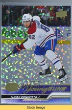 2023-24 Series 2 Young Guns Speckled Rainbow Foil Lucas Condotta #484 READ 12gf