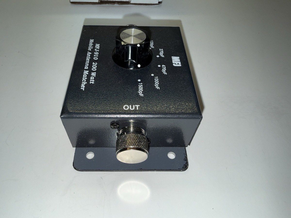 MFJ MFJ-910 Ham Radio Mobile Antenna Matcher 200 Watts 10 To 80