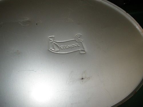 1930's Art Deco DECOWARE Tin Lunch Box Oval Double Handle “Train” - Vintage - Picture 5 of 8