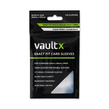 Vault X Exact Fit Trading Card Sleeves, Soft, High Clarity, Perfect Fit Inner