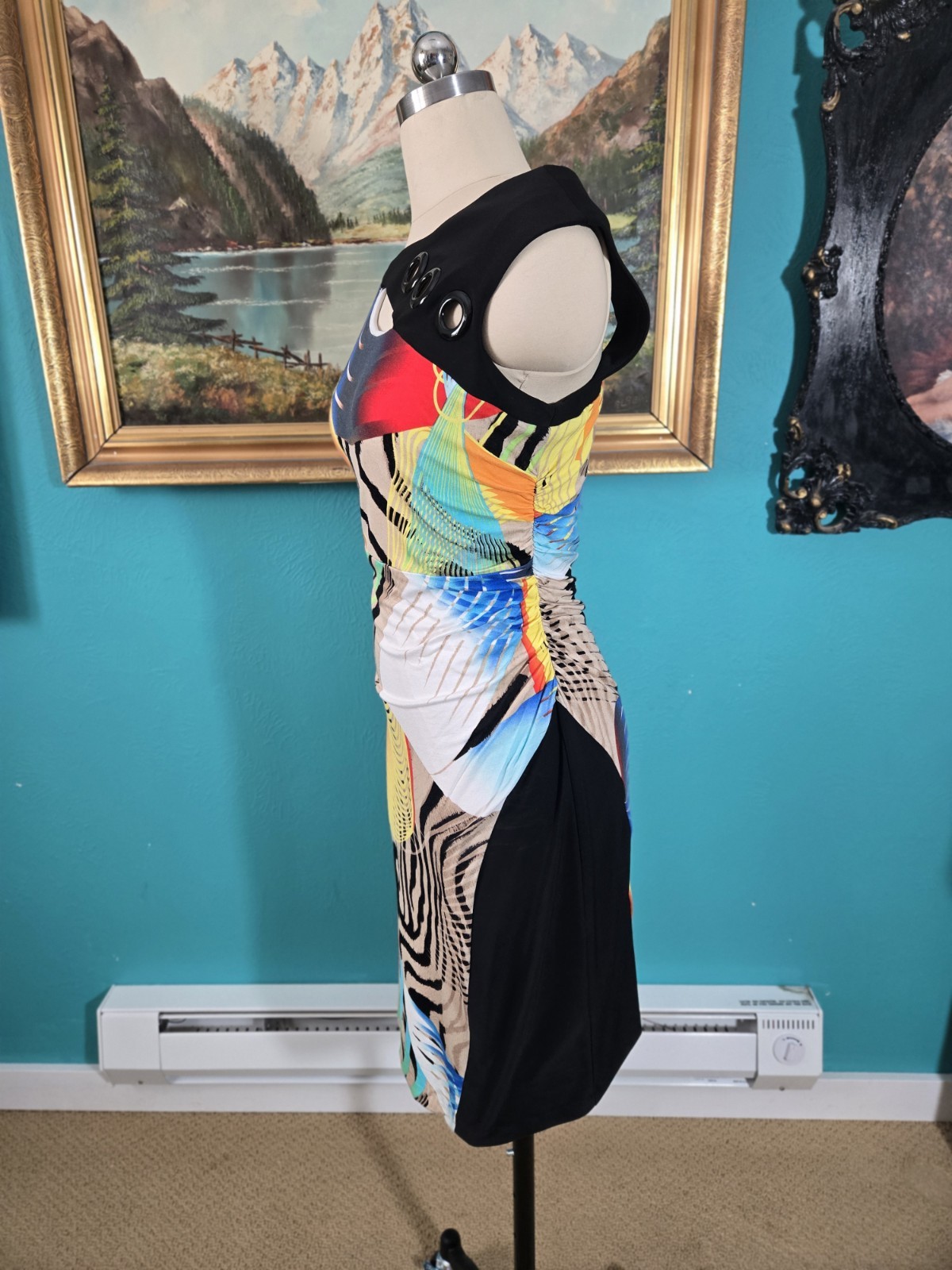 FRANK LYMAN Colorful Multi Pattern Asymmetrical K… - image 5