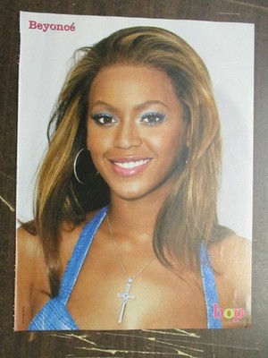 BEYONCE KNOWLES & JESSE MCCARTNEY PIN UP BOP MAGAZINE CLIPPING PICTURE PHOTO J82