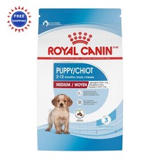 Medium Puppy Dry Dog Food 17 lb Bag Royal Canin Size Health Nutrition treats 6.18 per pound