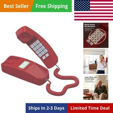 iSoHo Big Button Corded Landline Phone for Seniors with Loud Ringer, Lighted ...