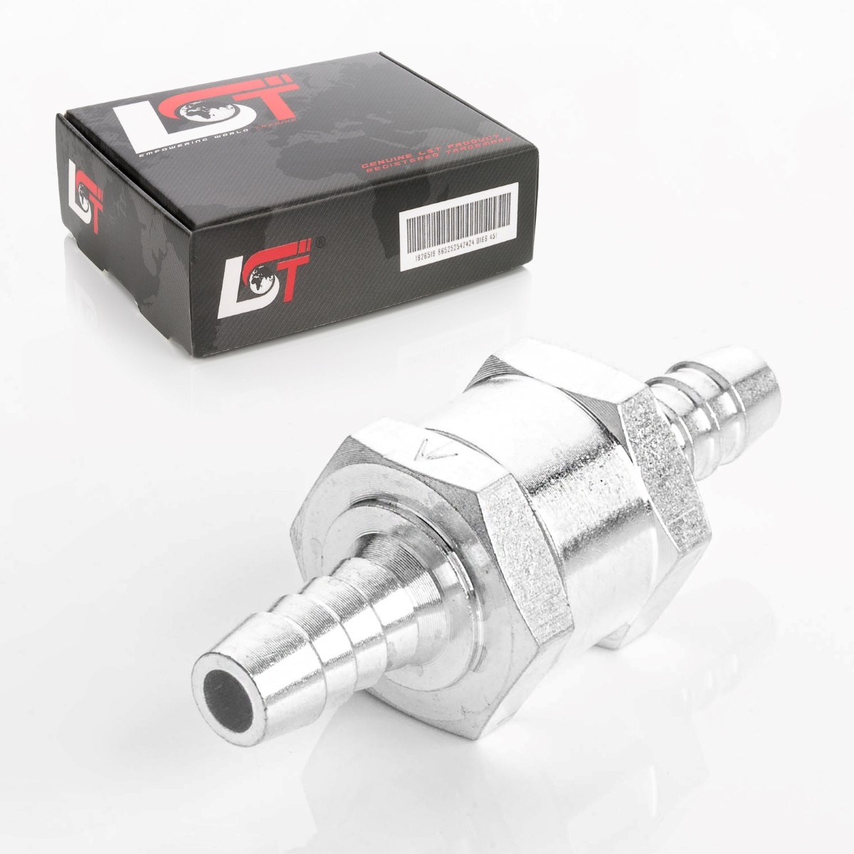 Ø 8 Mm Disposable Alu Check Valve Universal For Diesel Gasoline Kerosene Water
