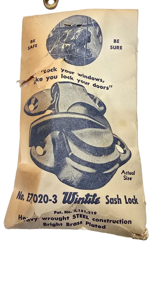 Vintage NOS Sash Locks Lot 1940s Stanley Amerock + Bonus Chrome Wintite - Image 4 of 4