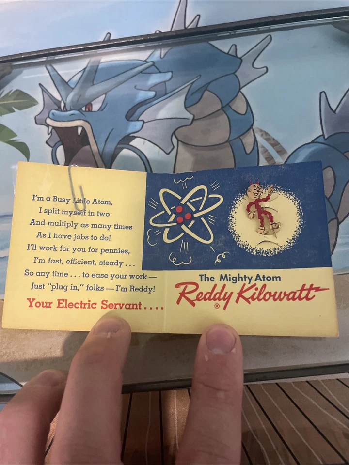 Reddy Kilowatt Electric Company “Pin-Up” Very Rare Vintage 1955 Original - Image 3 of 3