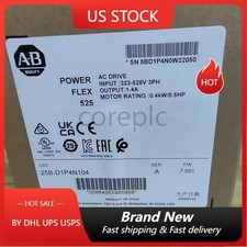 Allen-Bradley 25B-D1P4N104 Powerflex 525 AC Drive 0.5HP 0.4KW New US Free Tax