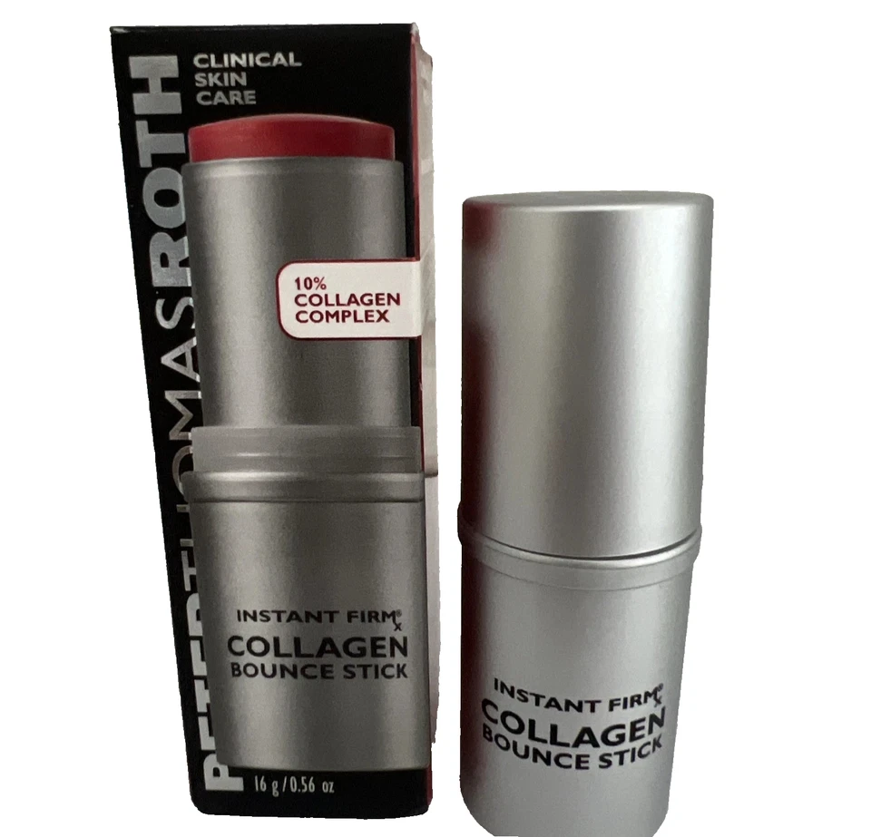 Barra de rebote de colágeno Peter Thomas Roth FIRMA INSTANTÁNEA ~ BRILLO RUBOR ~ 0,56 oz nueva en caja Foto 2 de 4