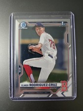 Elmer Rodriguez-Cruz 1st Bowman Chrome BOS Red Sox Prospect RC BCP – Mint