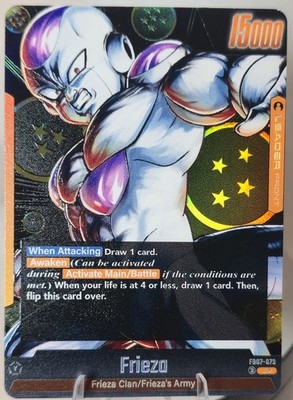 CUSTOM FB07-073 Golden Frieza Custom Leader Card - Dragon Ball Fusion World TCG