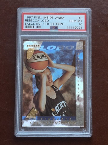 Rebecca Lobo [Executive Collection] #3 1997 Pinnacle Inside WNBA card