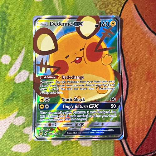 The Pokémon Company Dedenne GX 195a/214 Unbroken Bonds Full Art Holo Ultra Rare