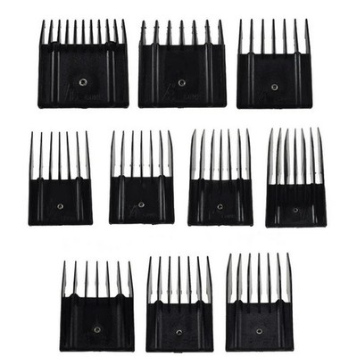 Miaco Universal Clipper Guide Comb Guard Set, 10 Pieces fits Oster Classic 76, A