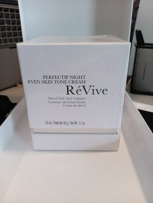 ReVive Perfectif Night Even Skin Tone Cream Retinol Dark Spot Corrector 1.7 New 
