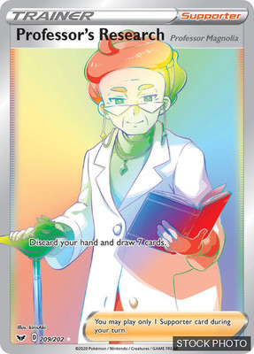 Professor's Research [Professor Magnolia] (Secret) - SWSH01: Sword & Shield Base