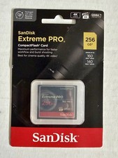 New SanDisk Extreme Pro 256GB CompactFlash Card in Perfect Condition