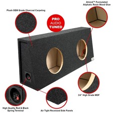 Dual 10 Sealed Subwoofer Box -  Audio Quality