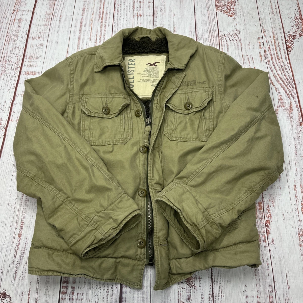 Hollister Military Jacket Coats, Jackets & Vests for Men for Sale