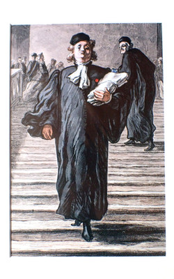 Stell-Es-Auf! Honoré Daumier ''Honore'' Richter Gericht Staat Gott Mann Geschichte