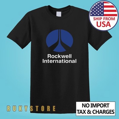 Rockwell International Men's Black Size S-5XL
