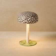 Brand New SOLD OUT John Derian 2025 Target 8" Brown Mushroom Lamp