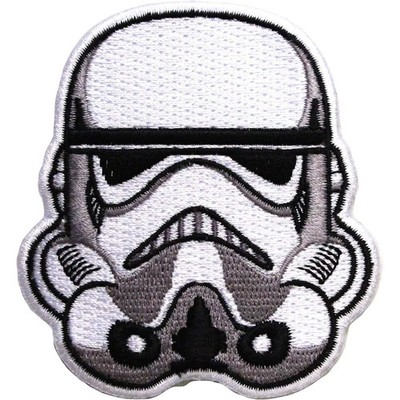 Star Wars Official Stormtrooper Helmet Dark Side Force Lucasfilm Iron On Patch
